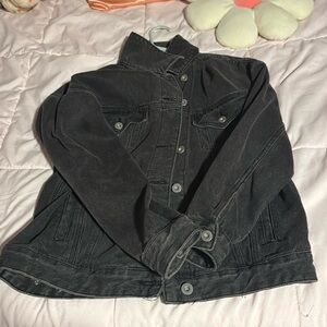 Women’s XS black oversized jean jacket